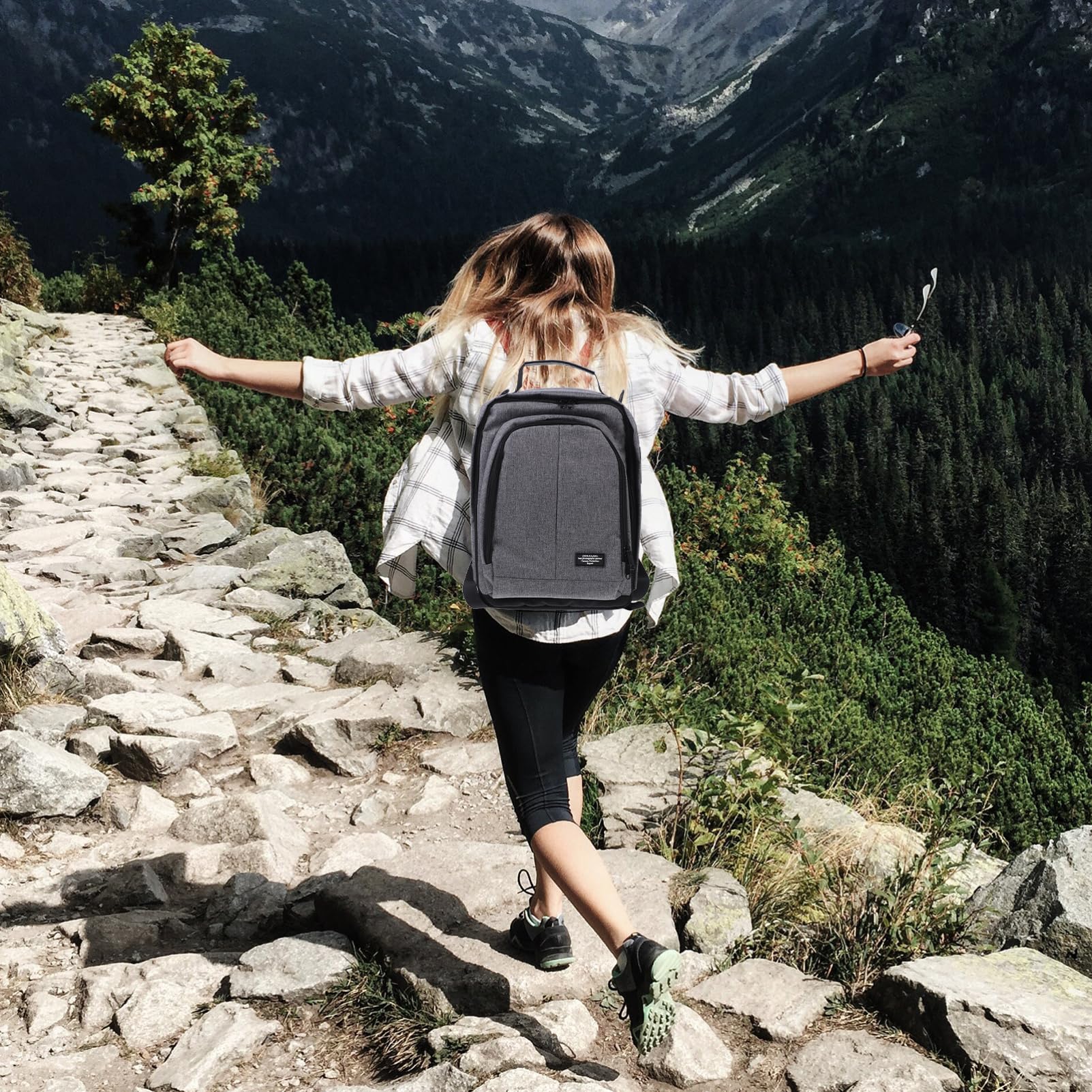 Mikikit Borsa per Macchina Fotografica Oxford, Tracolla Comoda, Uso Versatile per Fotografia e Viaggio, Organizzatore per Accessori