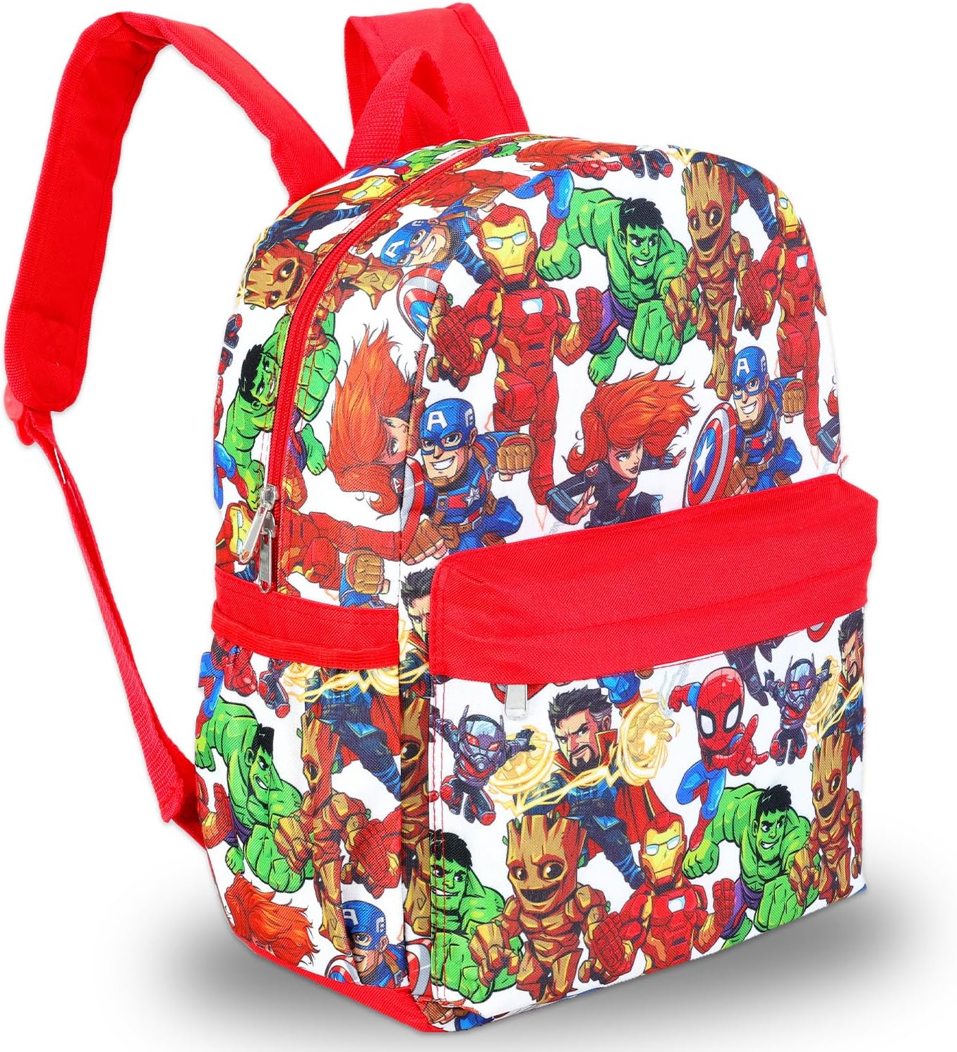 Avengers Backpack - 16" Marvel School Bag | Spiderman School Supplies for Kids