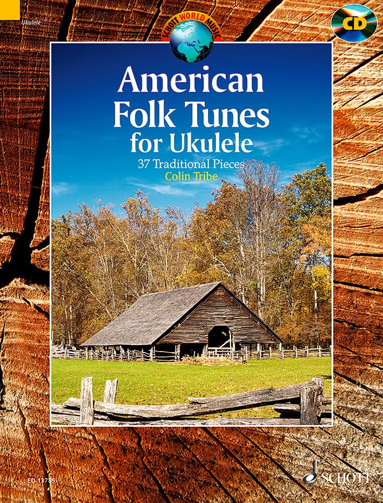 Partition American folk tunes for ukulele avec CD d'apprentissage inclus