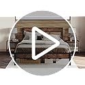 LIKIMIO Twin Bed Frame with Headboard, Easy Assembly, Noise-Free, No Box Spring Needed, Heavy Strong Metal Support Frames, Vintage Brown