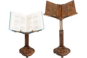 Adjustable Carved Wooden Quran Holder
