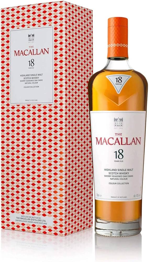 The Macallan 18年 シングルモルトウイスキー Amazon.co.jp: マッカラン 18年 カラーコレクション MACALLAN 18