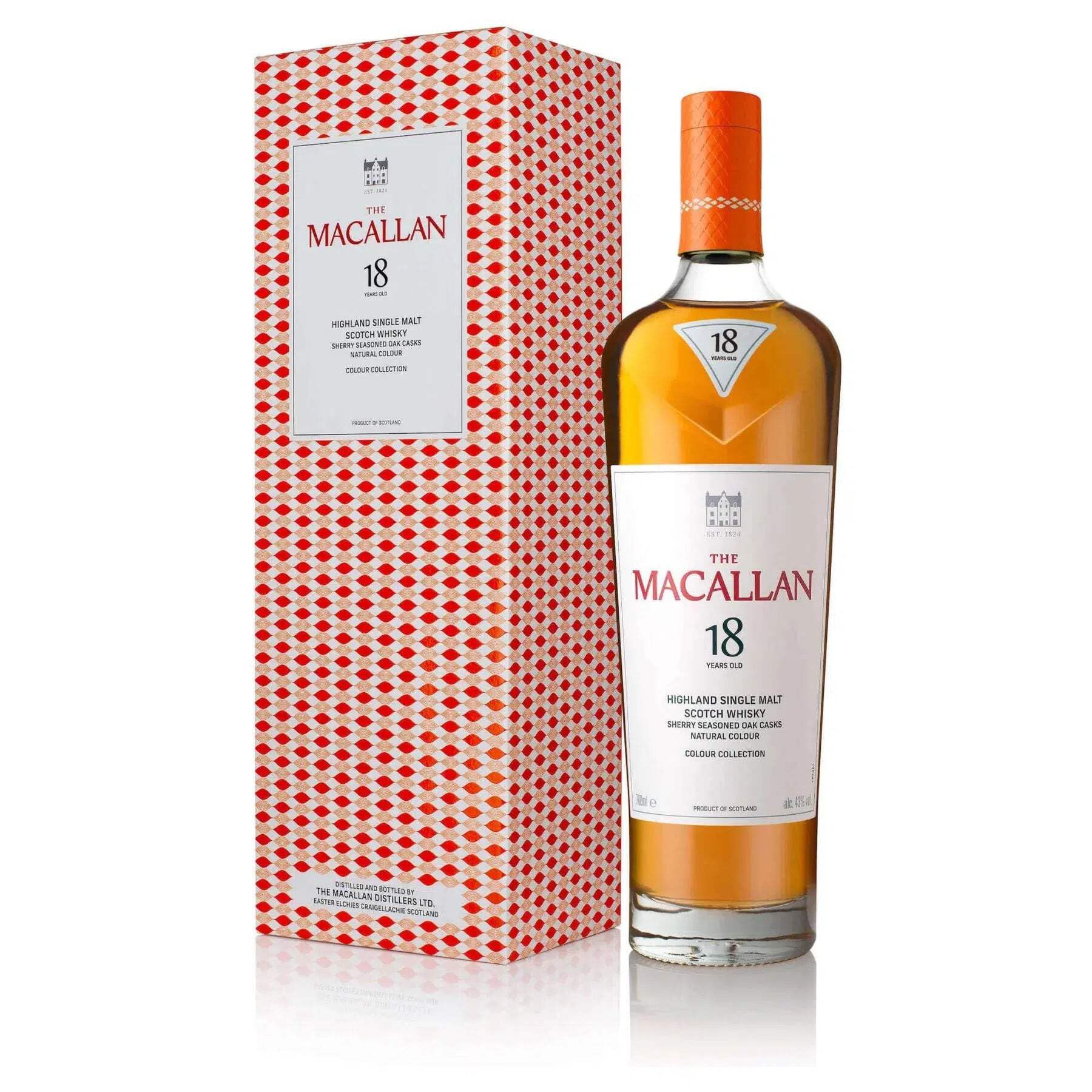 MACALLAN 18年 シングルモルトウイスキー カラーコレクション Amazon.co.jp: マッカラン 18年 カラーコレクション MACALLAN 18