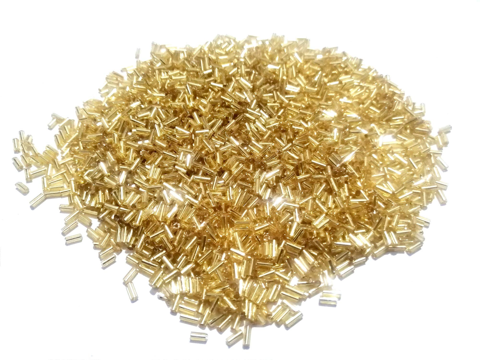 Buy Kwizy Beads Bugle Nalki Tube Beads for Craft Jewellery Embroidery