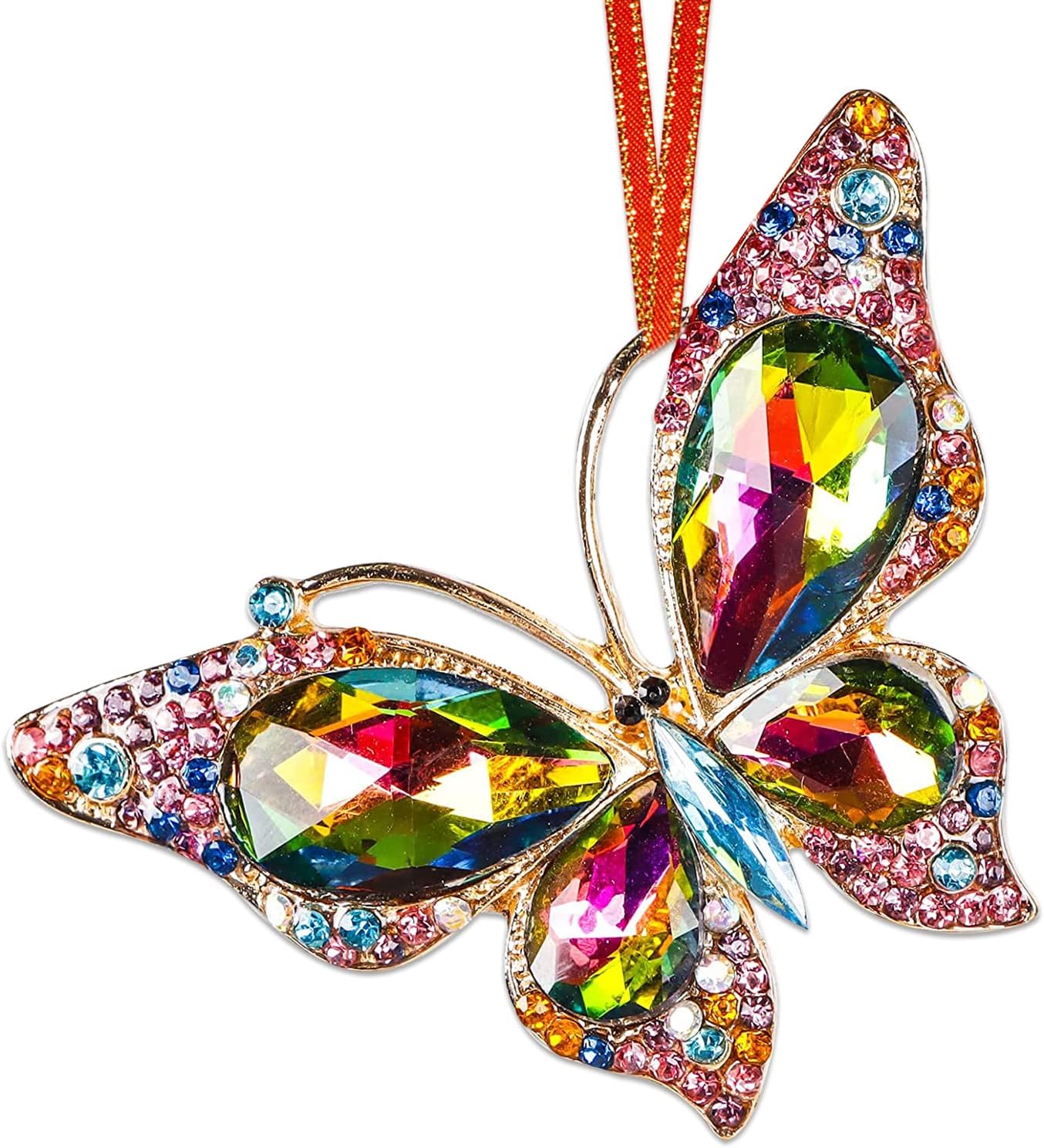 Butterfly Christmas Ornament 2025 Monarch Butterfly Hanging Ornaments Christmas Tree Decorations,Butterflies Decorations Colorful Butterflies Xmas Ornaments Gifts for Women Girls Sister