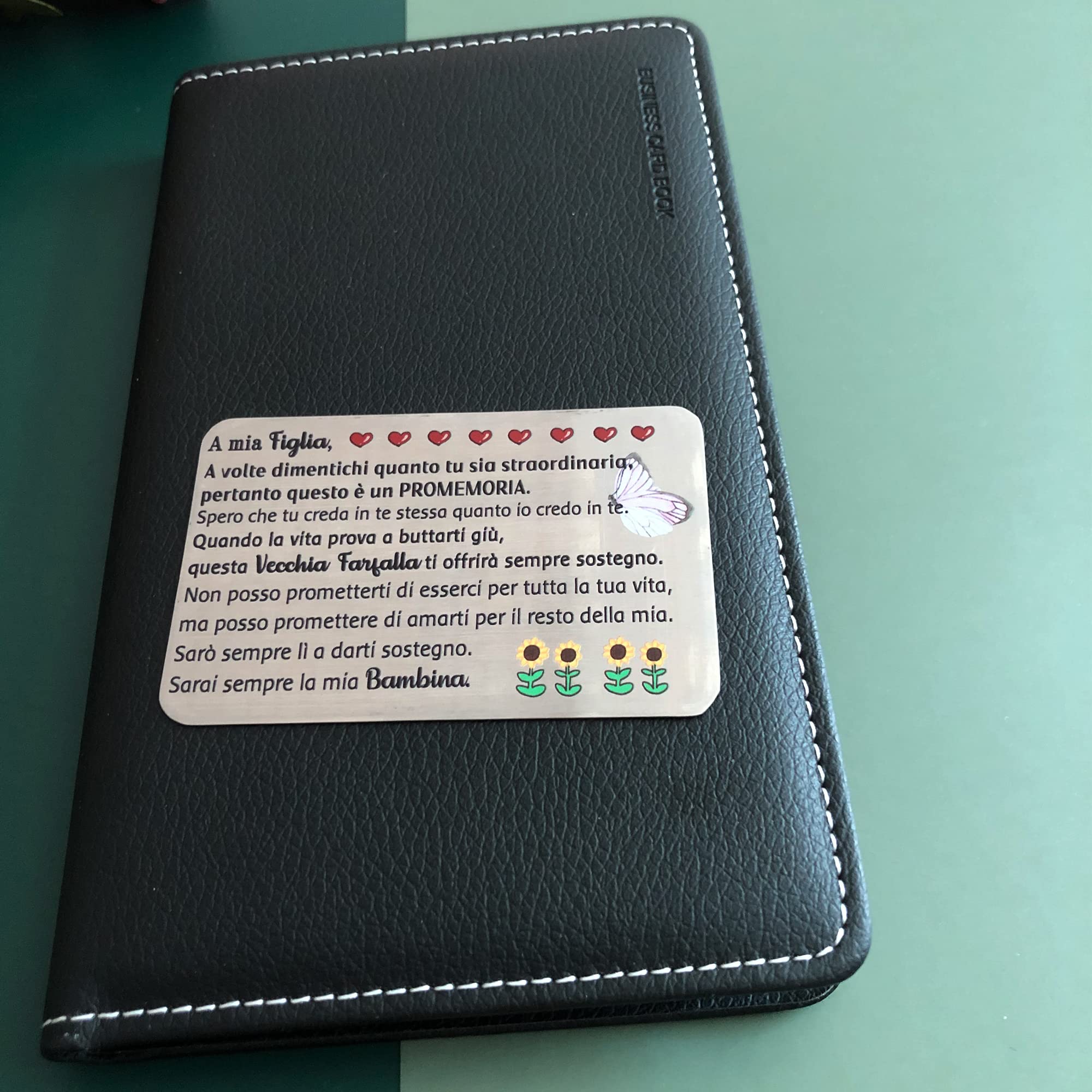 1 Pezzo Portafoglio Personalizzato In PVC Con Foto Personalizzata