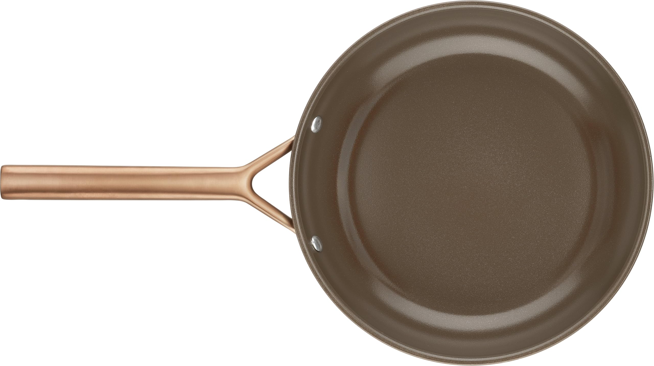 ZWILLING Milano Bratpfanne 28 cm, Aluminium, Keramik-Antihaftbeschichtung, hergestellt ohne PFAS, induktionsgeeignet, spülmaschinengeeignet, Made in Italy, braun
