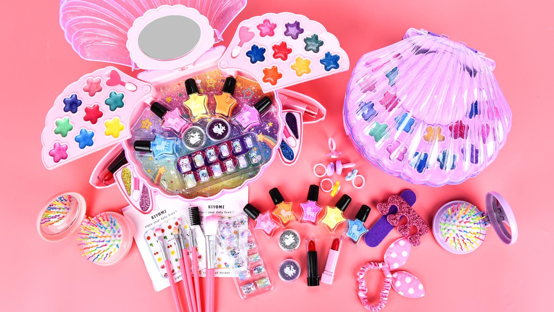 Set Smalto Per Unghie Bambine – Salone Nail Glam Con Kit Manicure E Pedicure Emoji