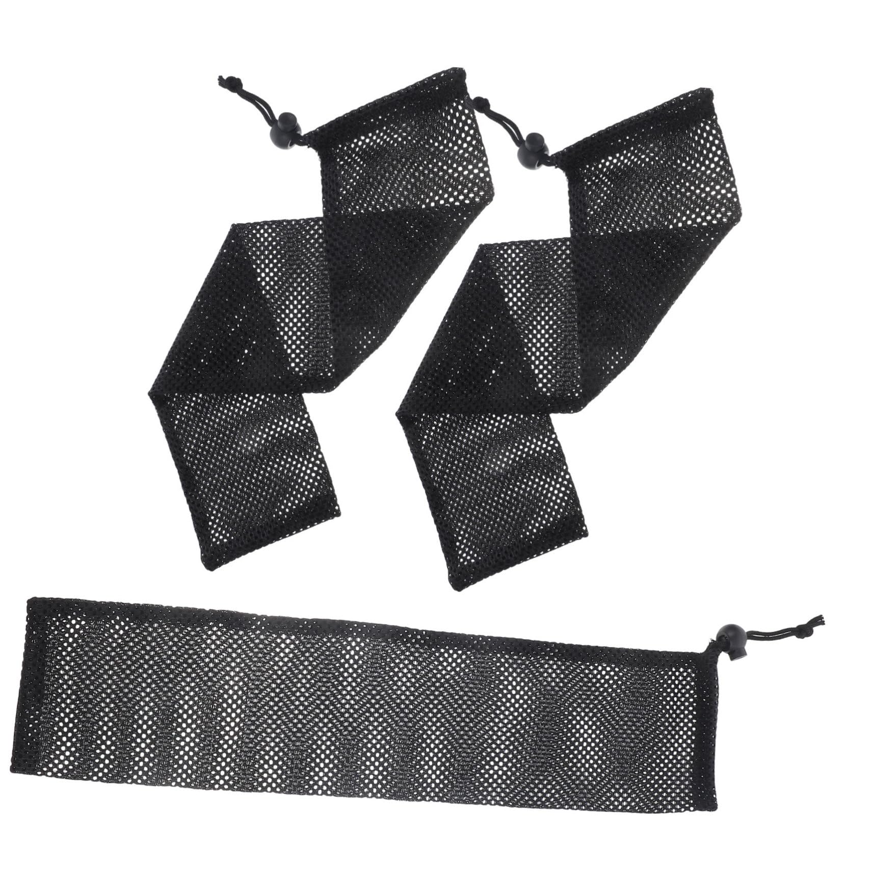 Mikikit 3Pcs Sock Feeder Bags Durable Drawstring Bird Feeding Bags for Outdoor Use Stable Mesh Design Prevents Spillage Easy to Clean for Wild Birds