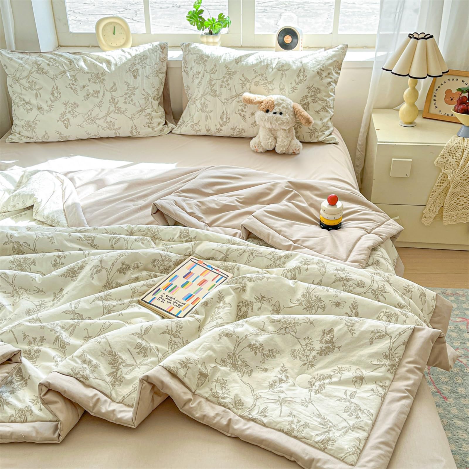 Odot Edredón Sin Funda 2.5 TOG Single A King (Estilo nórdico 10,200x230cm) | Relleno Nórdico Verano Edredón Ligero y Transpirable Lavable a Máquina y Secado Rápido para las Noches Cálidas de Verano