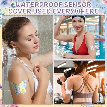 Geiserailie 32 Pack Adhesive Patches Compatible with Libre 3, CGM Patches