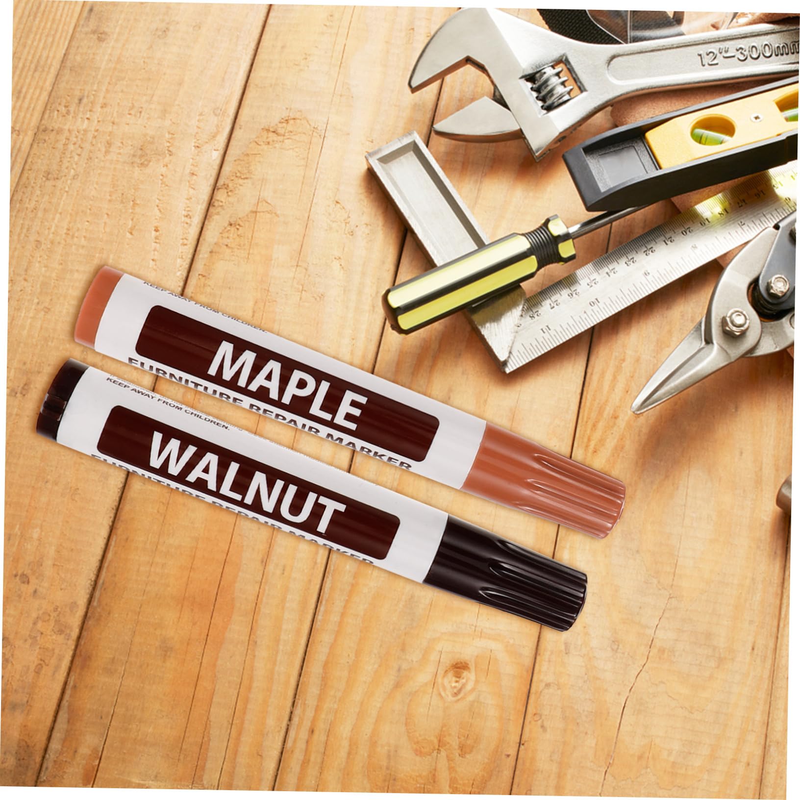 OSALADI 32stücke Teiliges Möbelreparatur Holzmarker Für Kratzer Schnell-trocknend Für Holz Und Mehr Für Tisch Boden Und Möbel Ausbesserungen