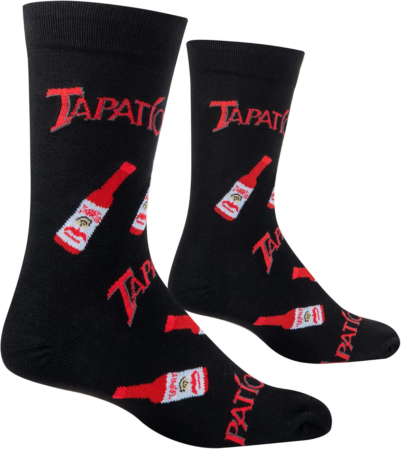 Crazy Socks, Tapatio, Funny Socks for Men Women, Fun Crew Print, Large - Image 3