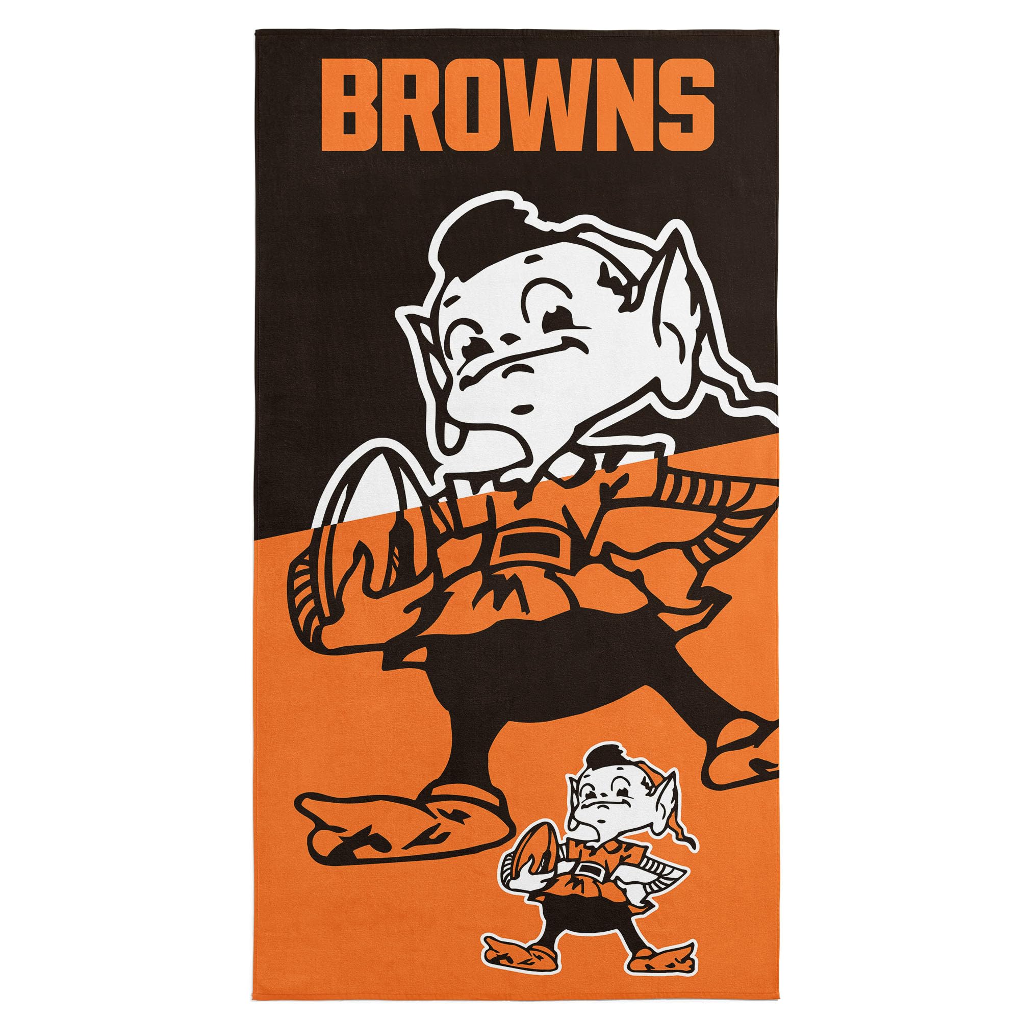 Northwest NFL Cleveland Browns Microfiber Beach Towel, 30 x 60 Inches – Quick Dry, Sand Resistant, Lightweight, Highly Absorbent, Incisor Design
