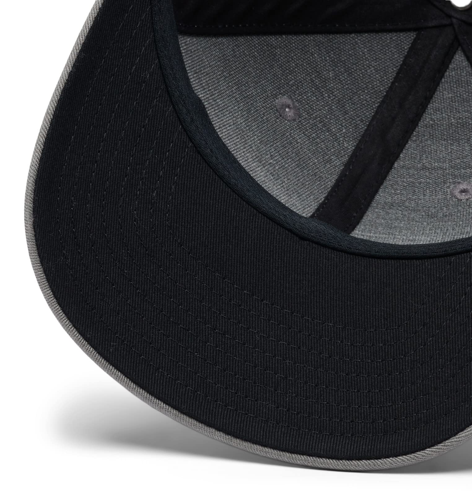 Gorra unisex PFG de malla con cierre de presión, titanio/negro/gancho, talla única 8