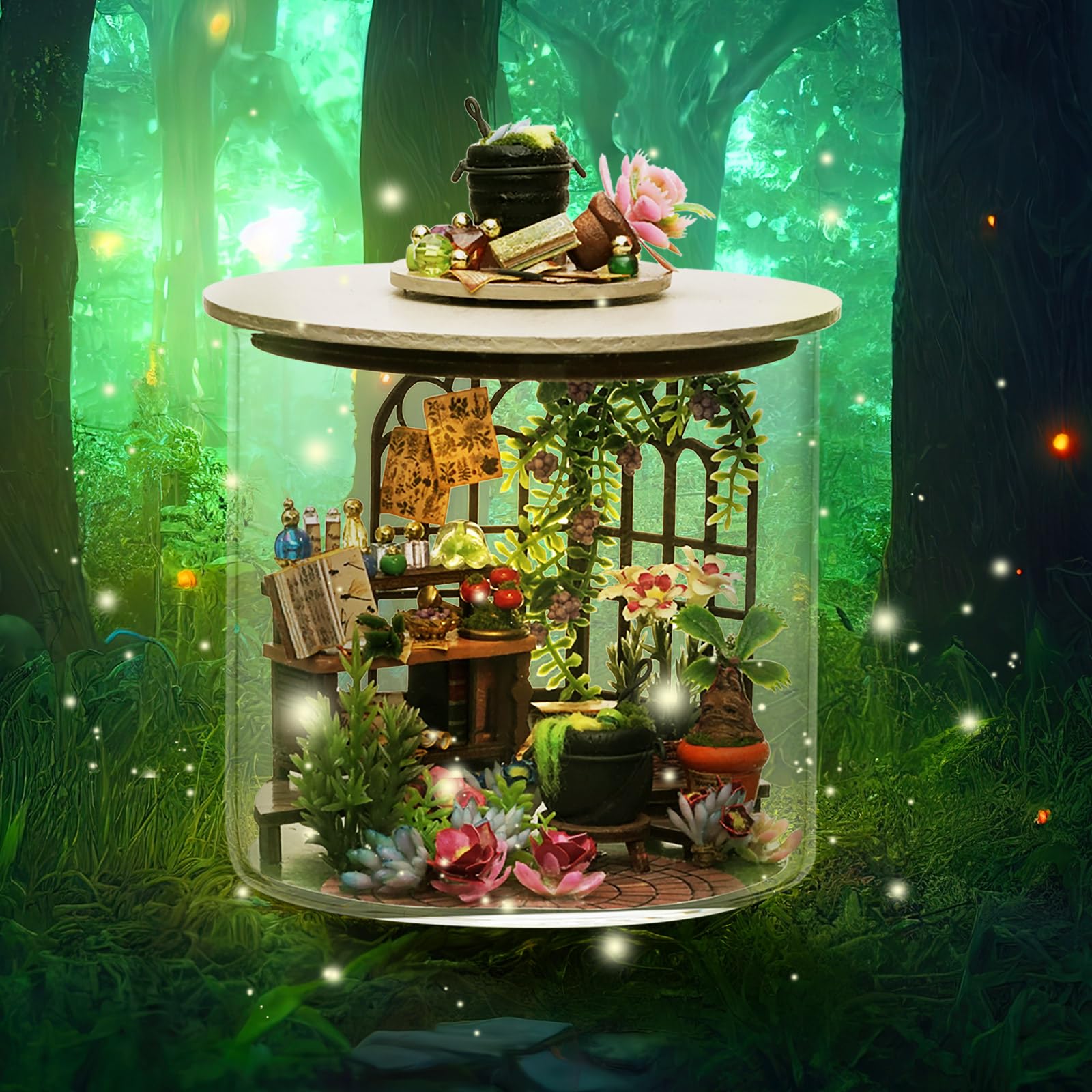 Miniature Maison De Poupée – Boîte Aux Lettres Et Échelle En Bois – Accessoire Déco DIY