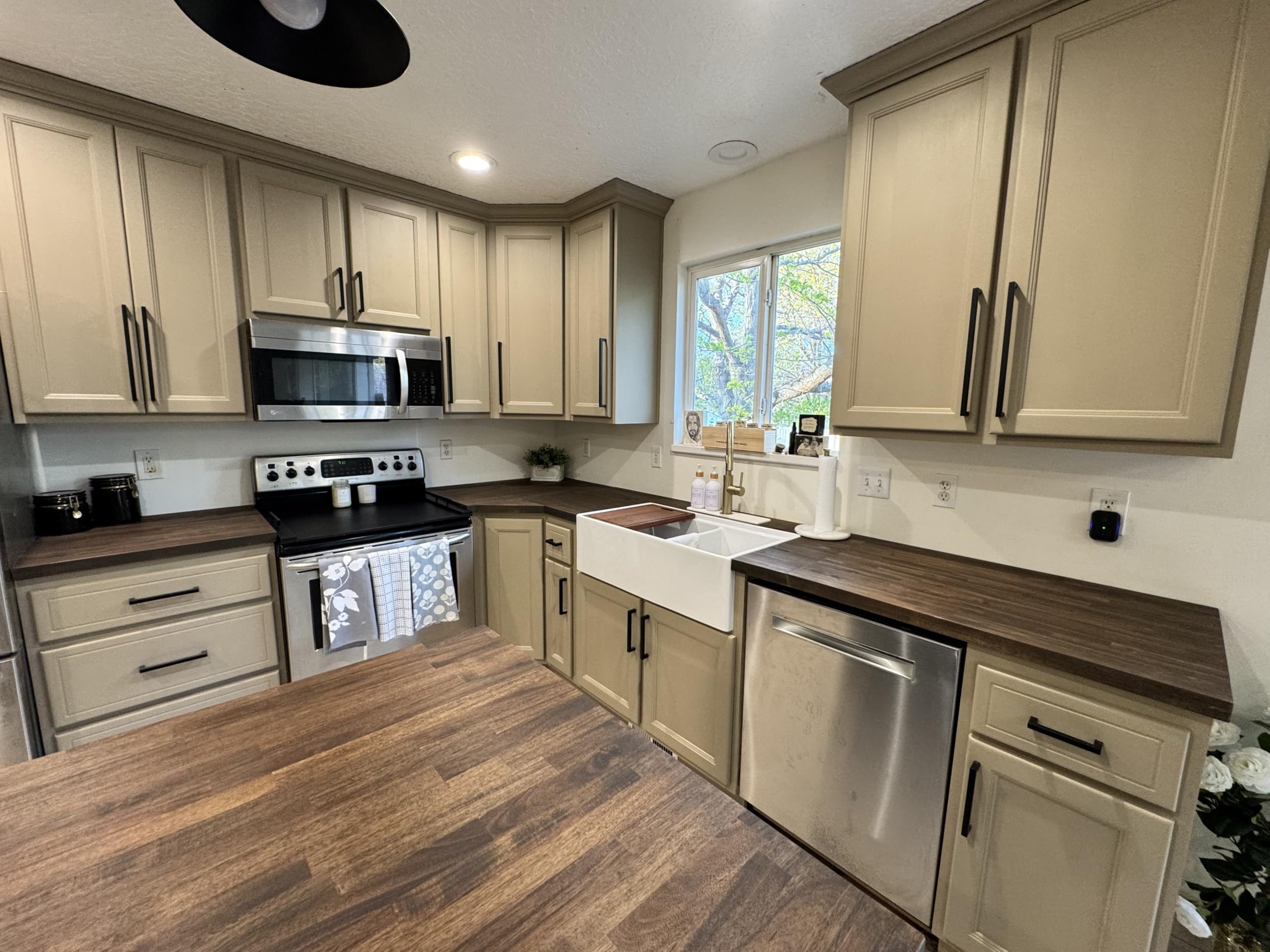 Amazon.com: Howizz Walnut Butcher Block Countertop 48 x 36 x 1.5