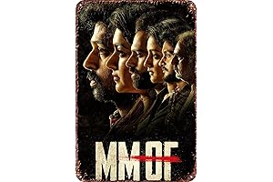 MMOF Vintage Metal Tin Logo for Bar Wall Decor Home Pool Terrace Logo 8x12 inch