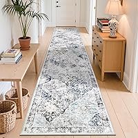 Vista 17 de Ileading Alfombras lavables para pasillo, 2 x 10 pies, antideslizantes, para entrada, cocina, baño, dormitorio, lavandería, sala de estar, alfombra