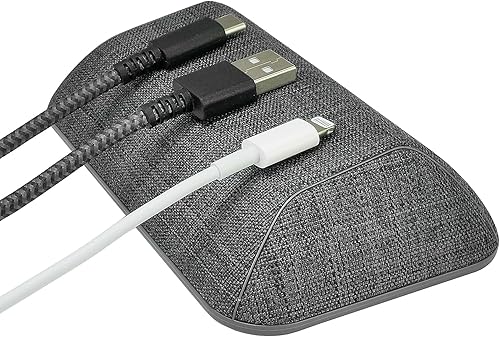 Smartish® Soporte magnético para cables, organizador de calcetines Wrangler con clips magnéticos para gestión de cargadores en escritorio, mesita de