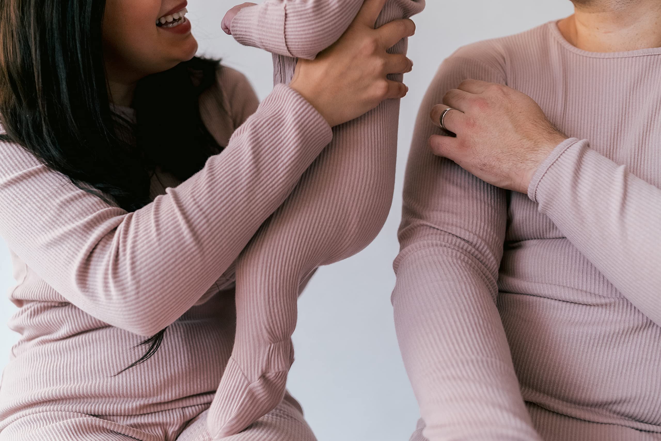 DreamBuy Pyjama Zippé Bébé en Coton Côtelé - Body Doux et Confortable pour les 0-3 Ans