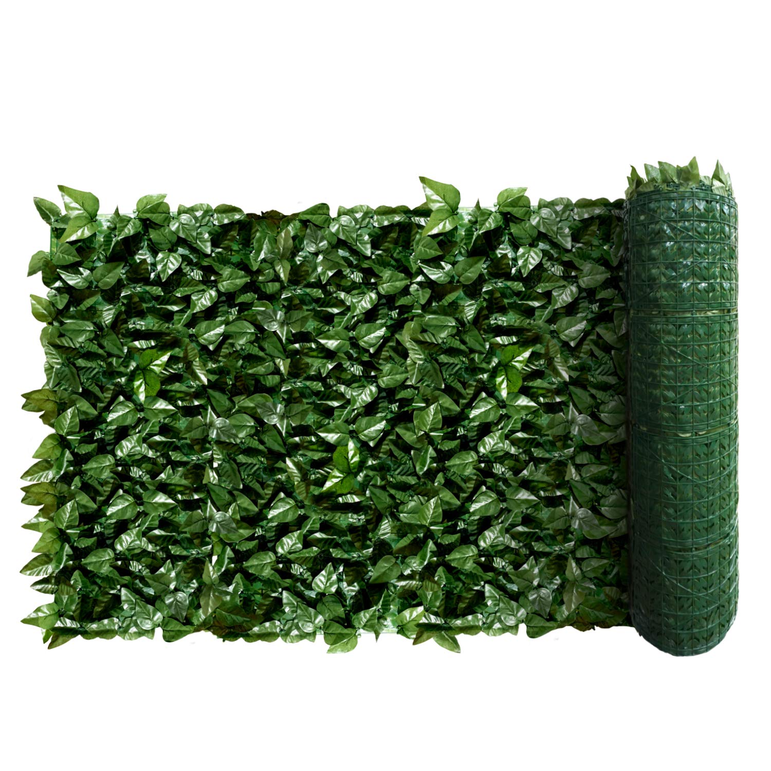 Patio Paradise 6' x 14' Faux Laurel Privacy Fence Screen with Mesh Back