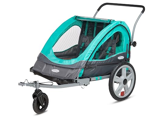 Instep Quick-N-EZ Double Tow Behind Bike Trailer