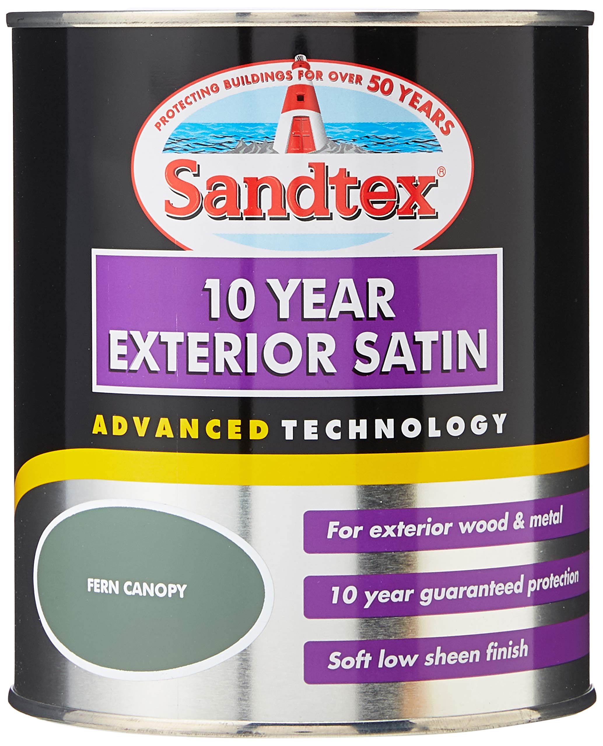 Sandtex Retail 10 Year Exterior Satin Fern Canopy 0.75 L