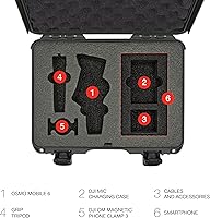 Vista 6 de Nanuk Funda 910 con espuma (C0798) DJI OSMO Mobile 6 - Oliva