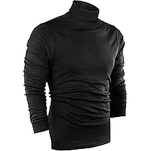 Turtleneck Men Slim Fit UPF 50+ Lightweight Pullover Sweater Long Sleeves Top