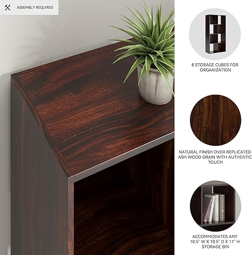 Miniatura 176 de Signature Design by Ashley Paxberry Coastal - Organizador de almacenamiento o librero moderno de 6 cubos, color blanqueado, diseño costero