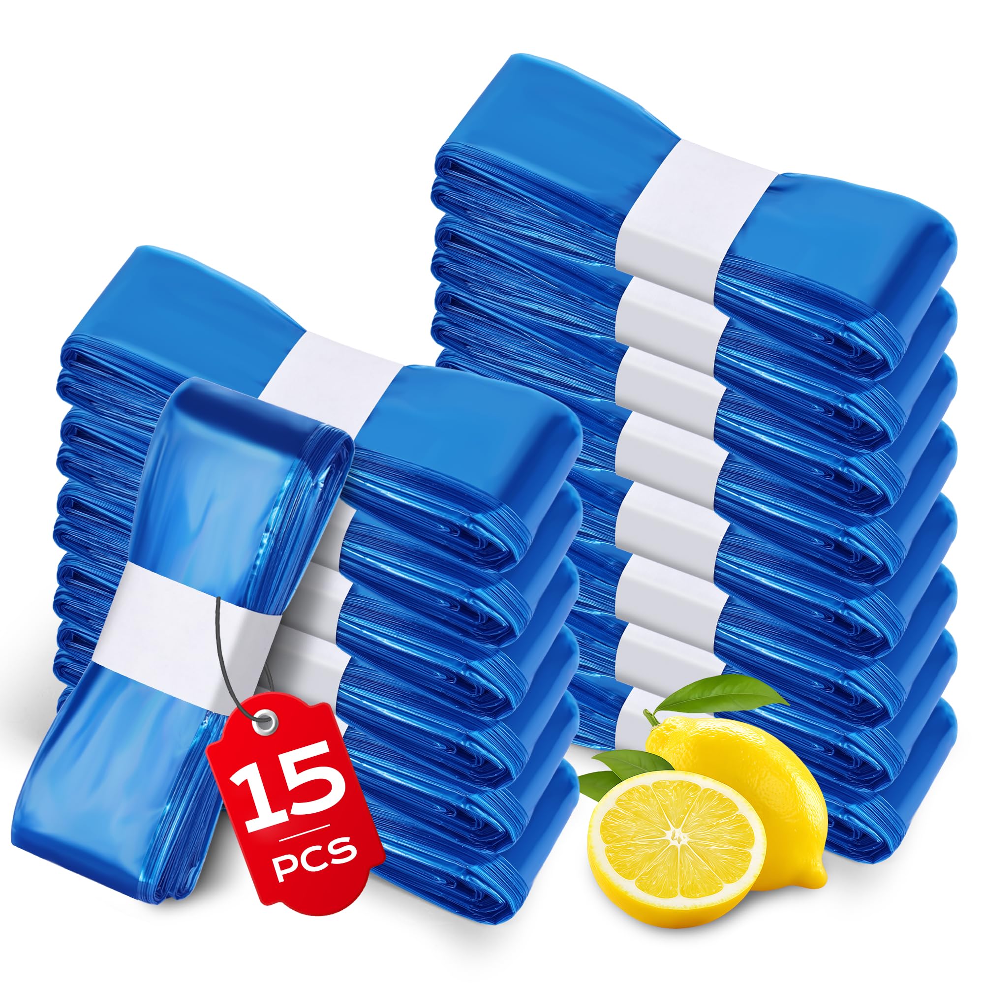 Leseed 15 Pezzi Ricariche Mangiapannolini Grande Capacità, Rinforzato | Sacchetti Mangiapannolini Compatibili con Maialino Foppapedretti Tommee Tippee Twist & Click Simplee Tec Litter Locker
