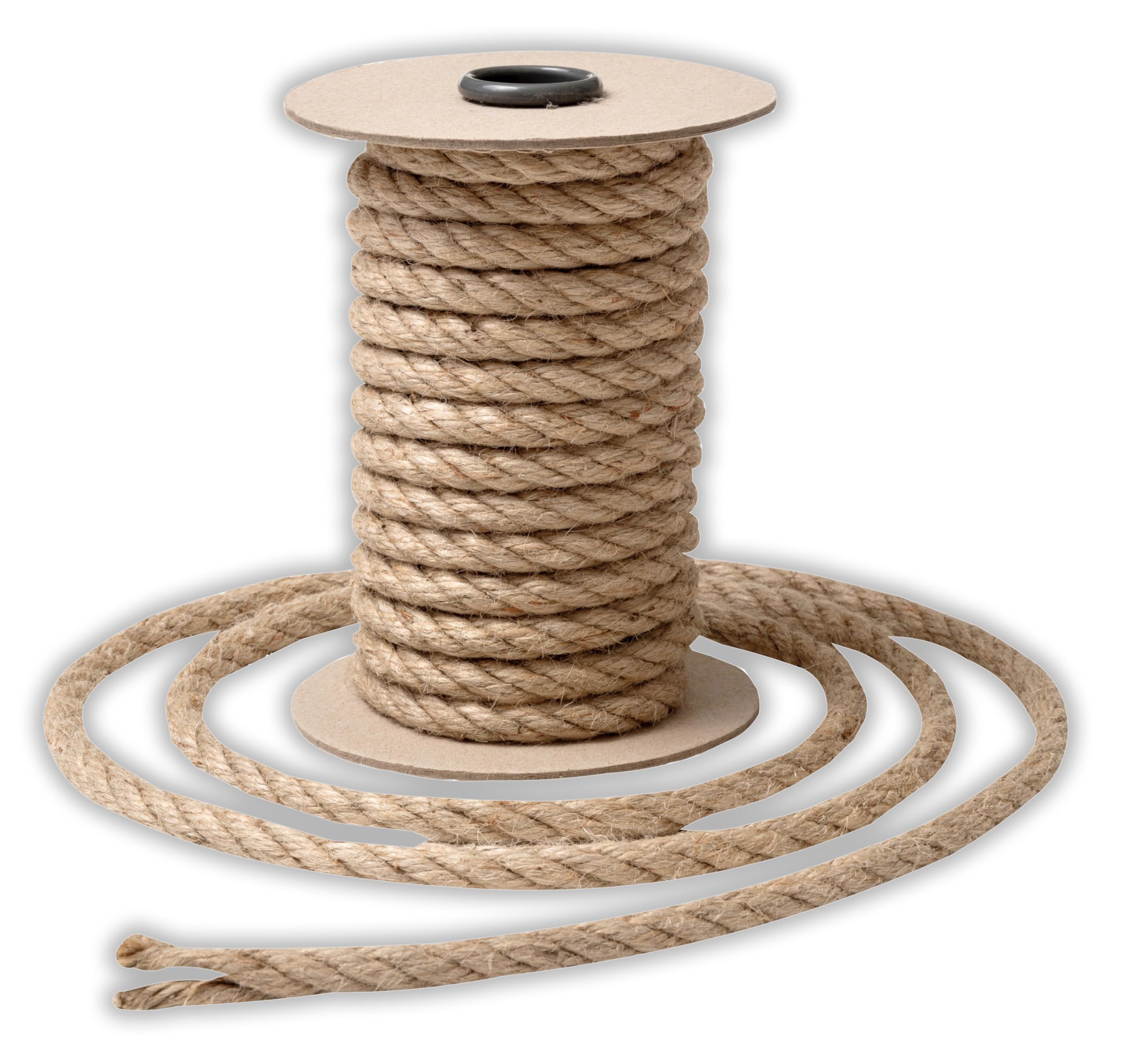 MOPLA 100M Spago Per Decorazioni 3-4mm Naturale Iuta - 10