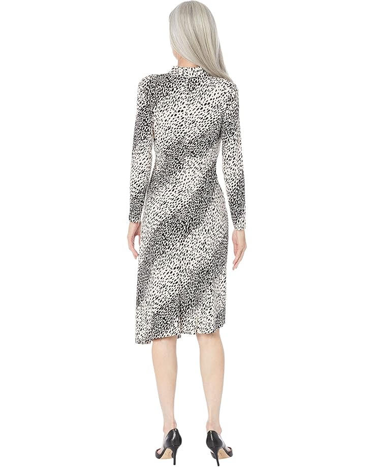 Maggy London Mock Neck Dress with Draped Front - #2 of 3