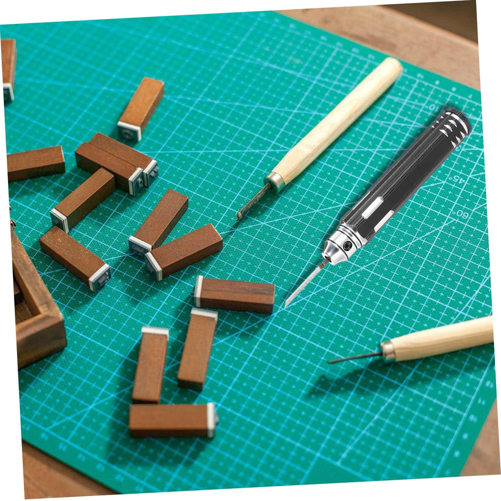 Cabilock Modellbau Schnitzmesser Satz Präzise Holzschnitzwerkzeuge mit Langlebigen Klingen Austauschbare Graviermesser für Kunsthandwerk und Holzhandwerk