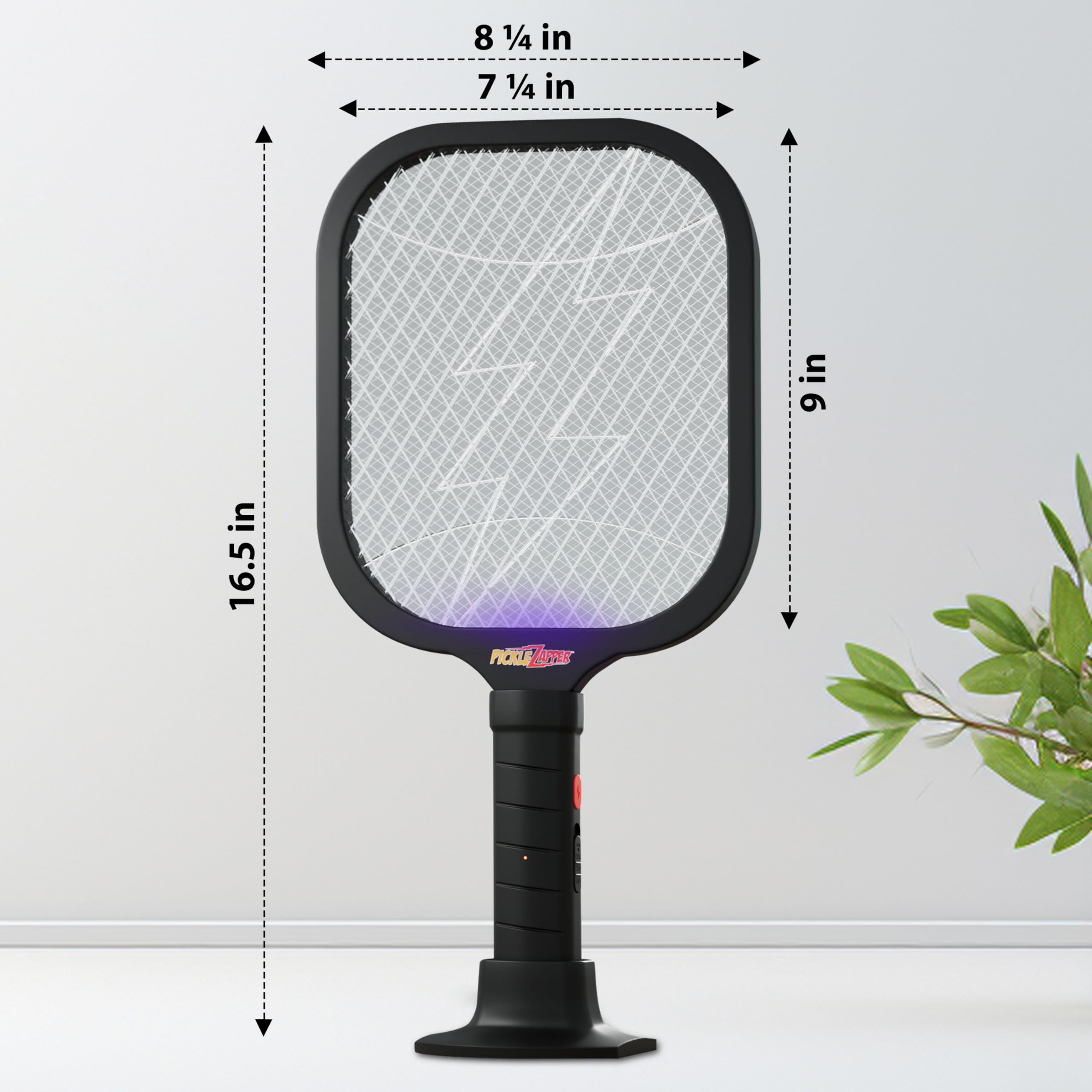 Racchetta elettrica per mosche, per interni ed esterni, racchetta per insetti volanti, zapper per insetti volanti, racchetta per interni ed esterni, racchetta portatile per insetti (alimentata a