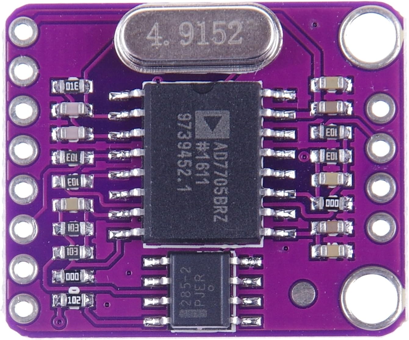 KNACRO AD7705 Dual Way16-Bit ADC Data Acquisition Module Input Gain Programmable