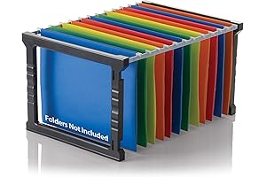 Hanging File Frame with 18 Inch Length for Letter and Legal Sized Files