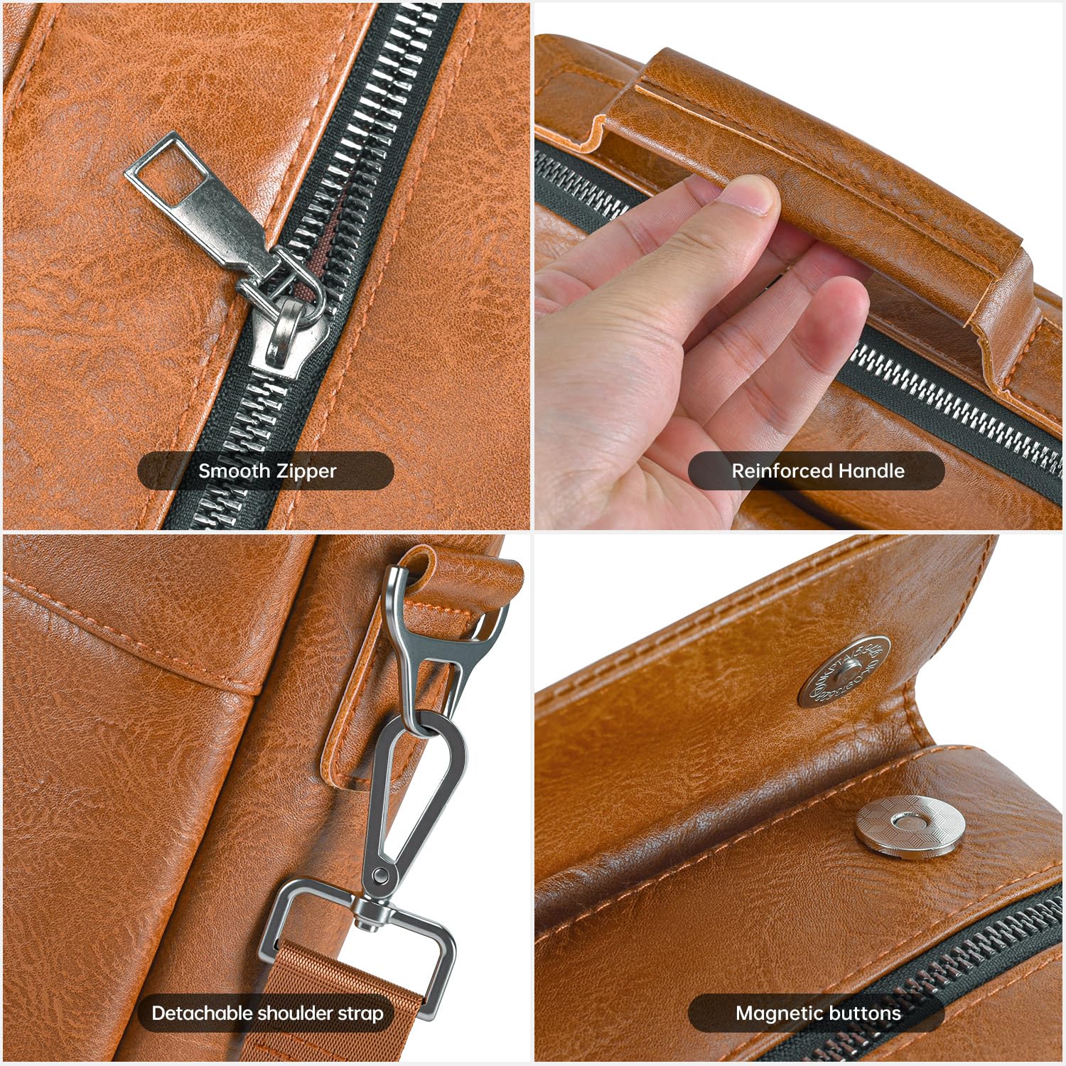 iPad-Tragetasche aus Leder, 27,9 - 33 cm (11 - 1