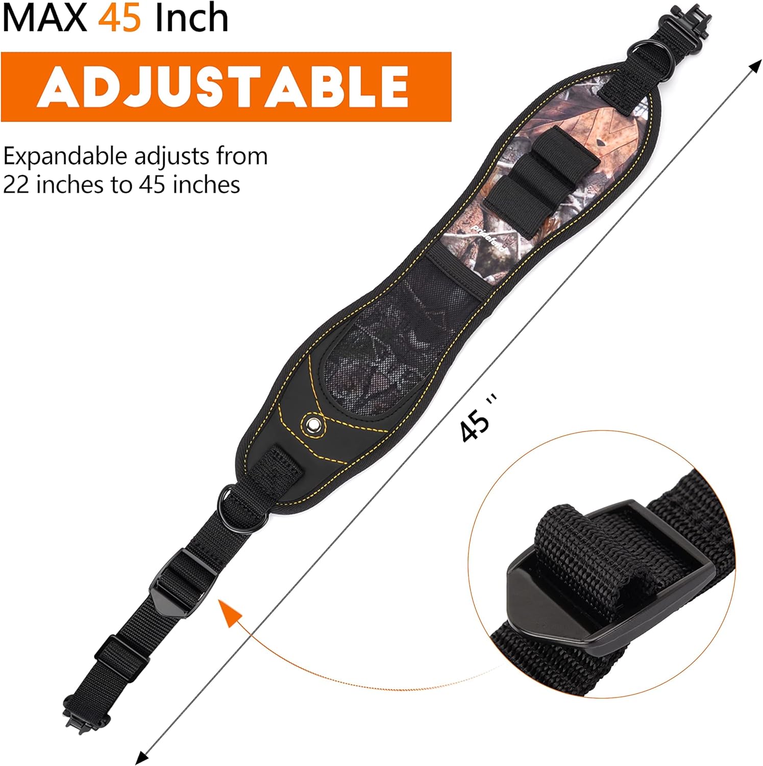 Pridefend Shotgun Sling Gun Shoulder Padded Strap Two Point Gun Sling with Swivel, Anti-Slip Shotgun Sling Alloy Length Adjuster Shell Loops All Metal Hardware : Sports & Outdoors