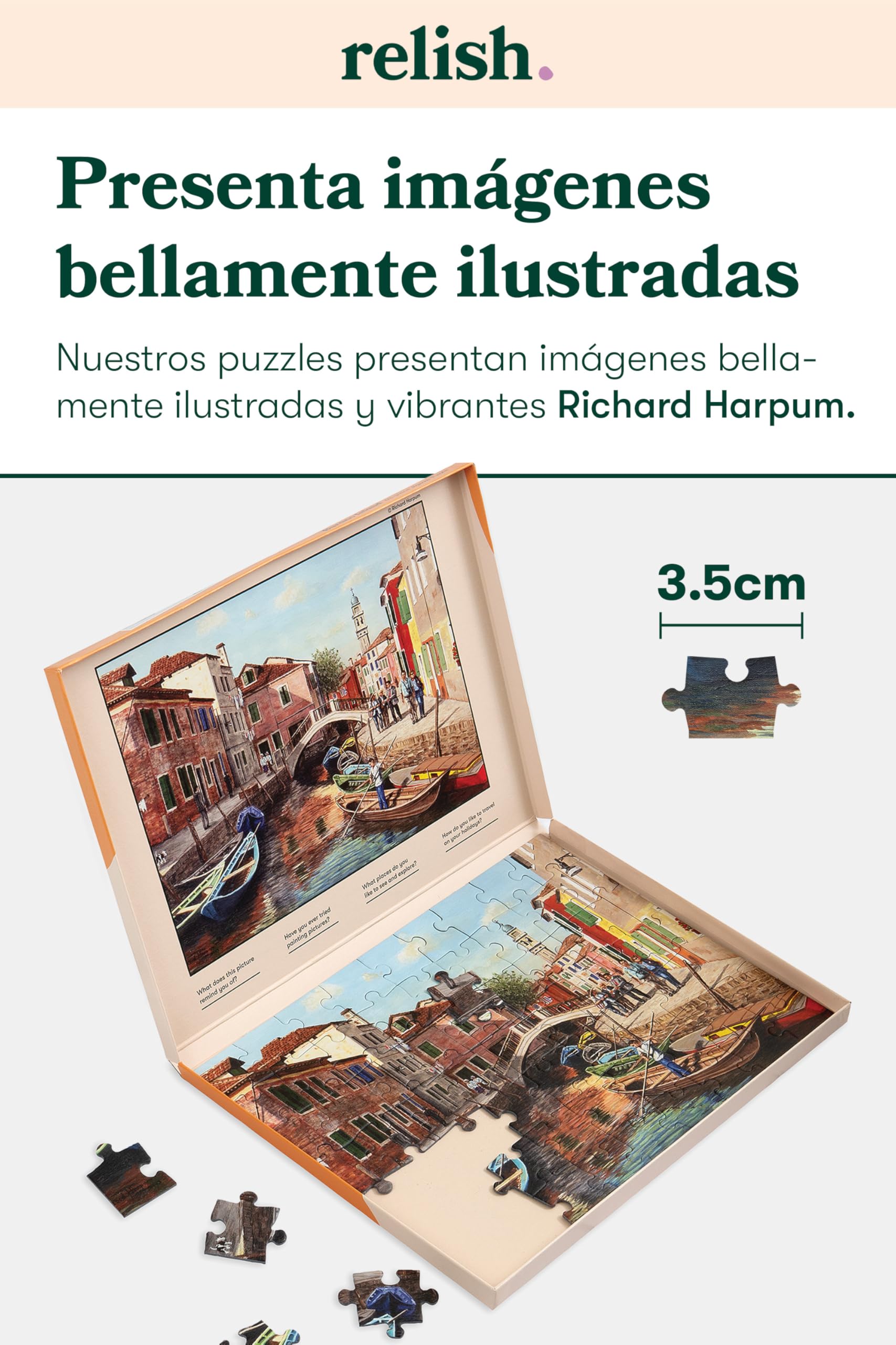 Relish ‘Bruno Island’ Puzle de 63 Piezas diseñado para Personas ancianas con Demencia/Alzheimer’s