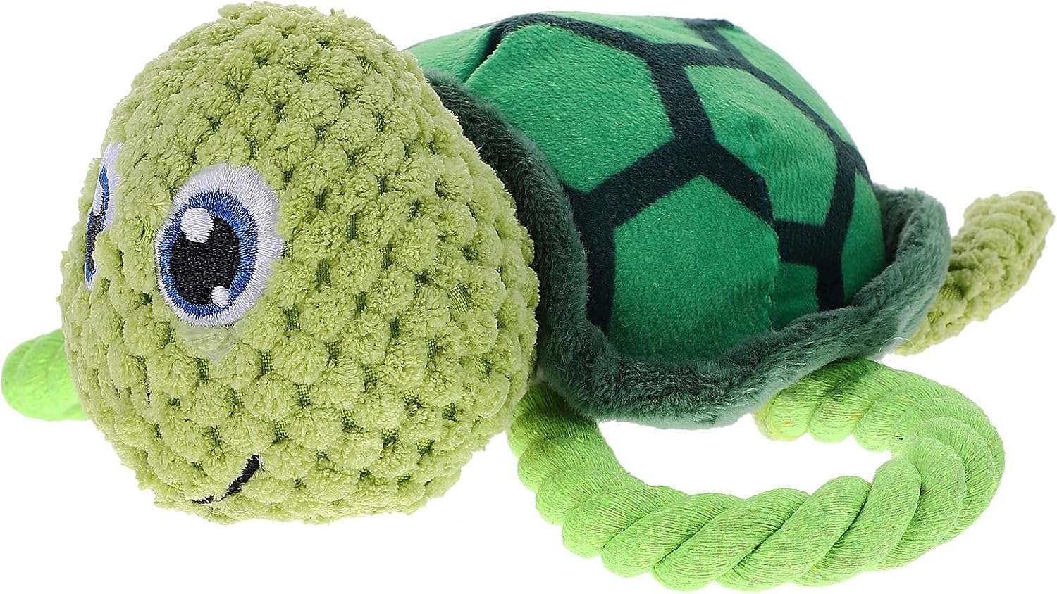 FRCOLOR Dog Toy, Puppy Chew Teething Toys, Tough No Stuffing Turtle Toys for Aggressive Chewers for Small Medium Large Dogs
