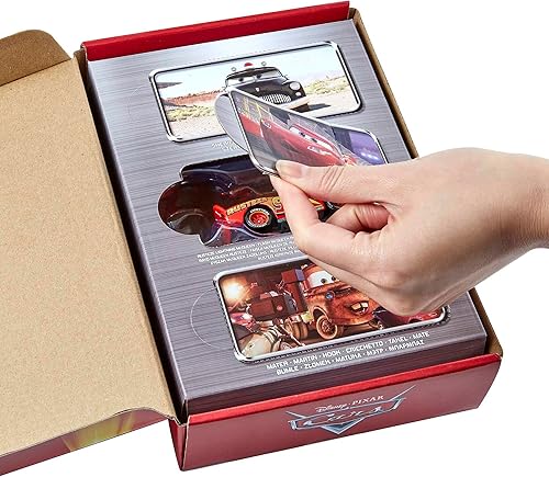 Miniatura 10 de Disney Pixar Cars - Mini corredores fundidos a presión paquete de 10 vehículos juguetes de auto de carreras en miniatura para carreras juguetes de