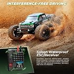 HAIBOXING 18859E 1:18 Scale RC Truck, 36km/h 4WD Off-Road Remote Control Car, Hobby Grade 2.4GHz Waterproof All-Terrain Vehicle with 2 LiPo Batteries, Fast RC Cars for Adults & Boys