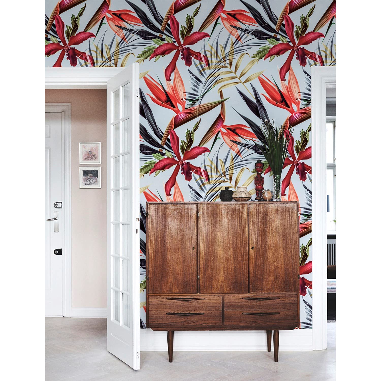 Papier Peint Les plantes partent 250x104cm Rénovation Mur Abîmé Salon