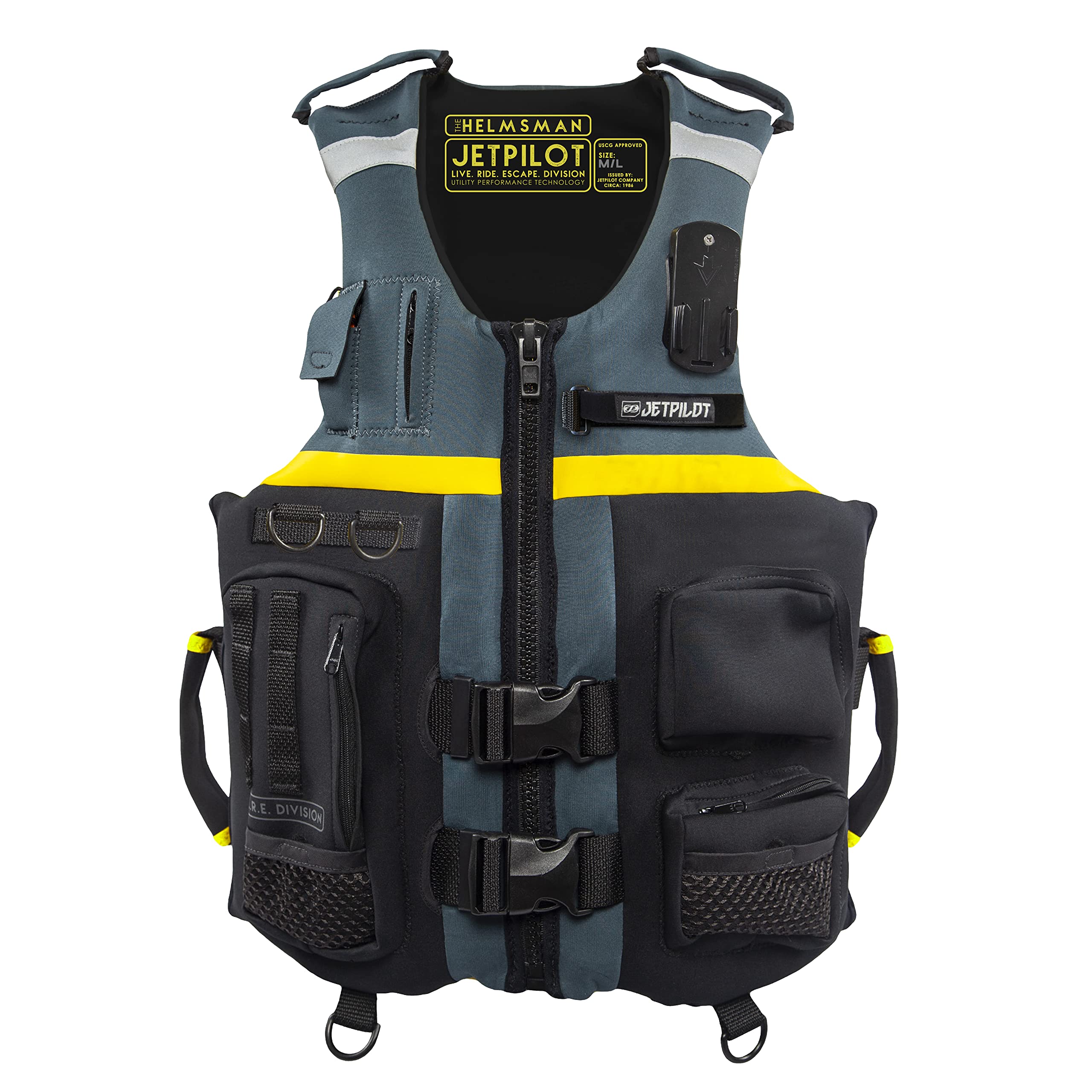Amazon.com : Jet Pilot L.R.E. Helmsman Neoprene CGA Vest-Black-XS 
