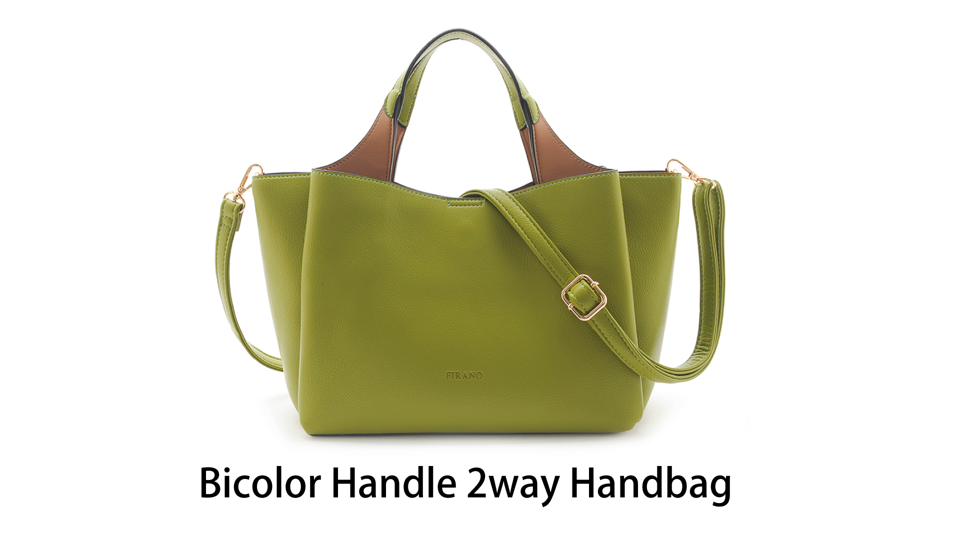 Amazon | [FIRANO] バイカラーハンドルハンドバッグ レディース ARNO