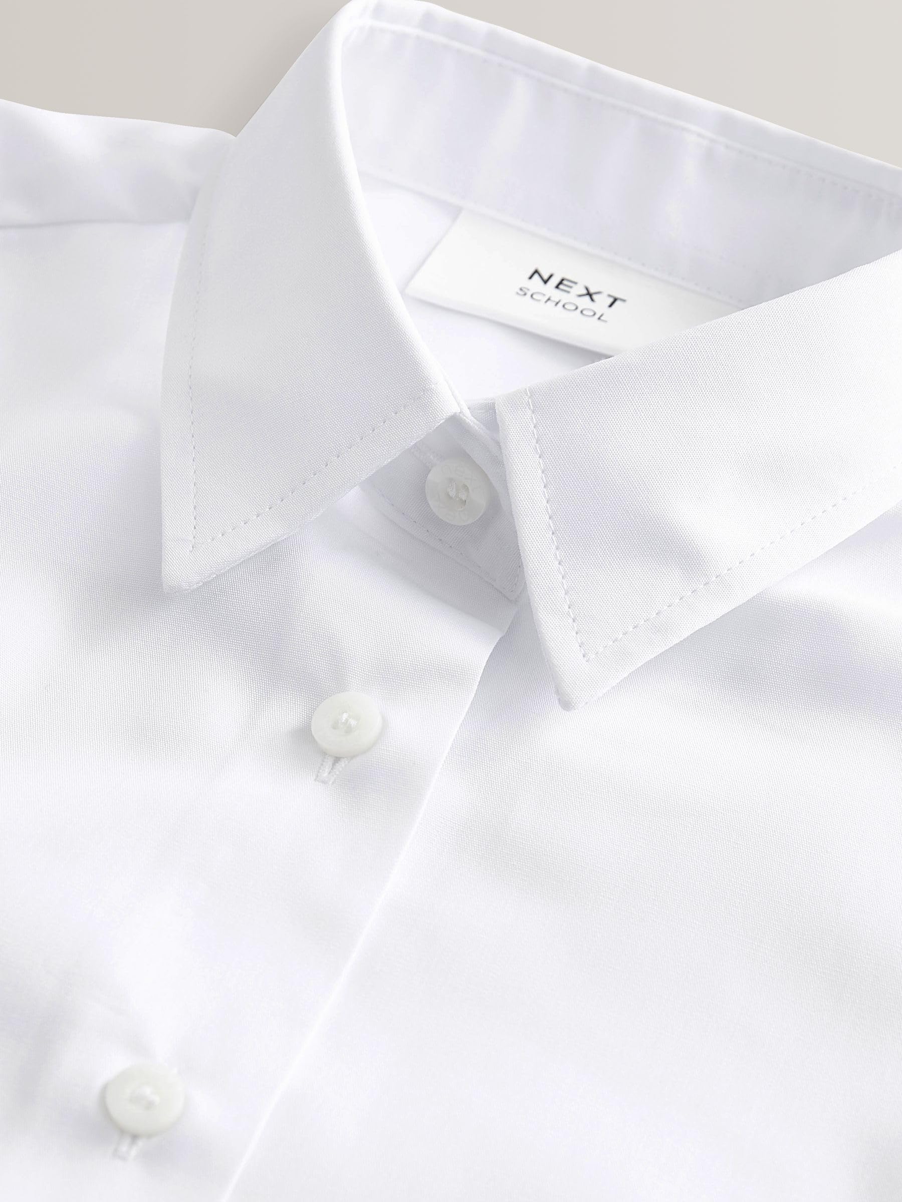 NEXT Fille Chemise d'école Standard habillée à Manches Longues, Lot de 5