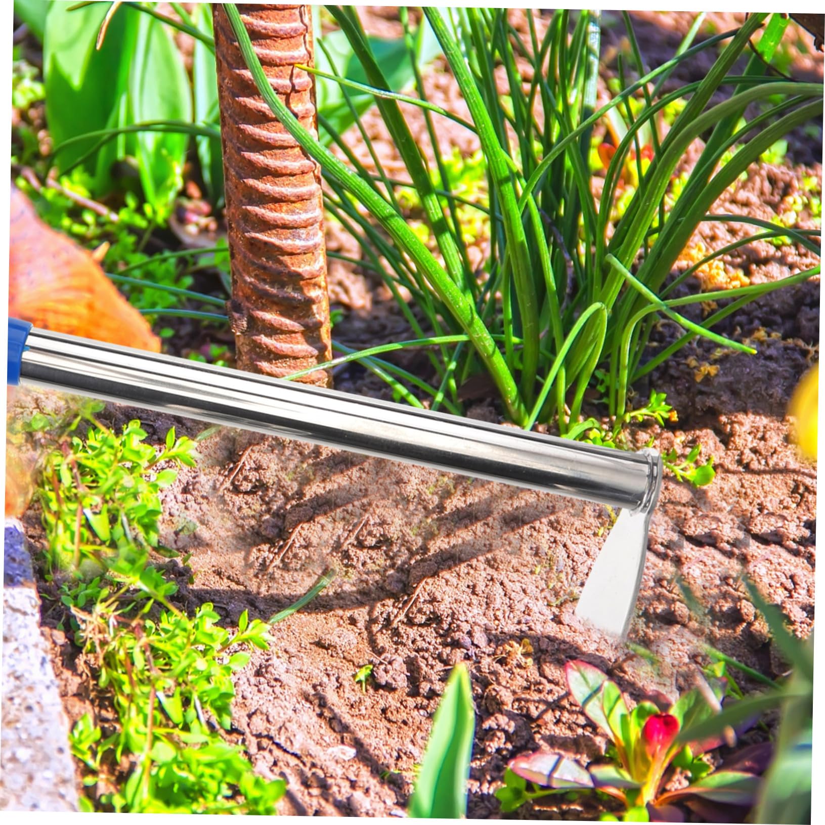 TOYANDONA 2 Piezas de Jardinería de Inoxidable Herramienta Ergonómica para Deshierbe y Plantación para Huertos Ligero y Duradero