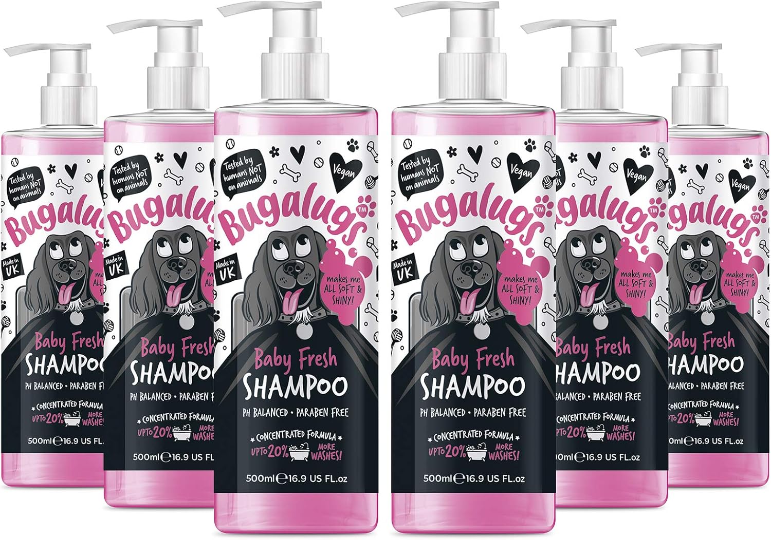 BUGALUGS Baby Fresh Dog Shampoo Dog Grooming Shampoo